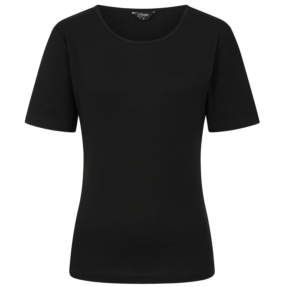 Classic Knitted TShirt  - Black