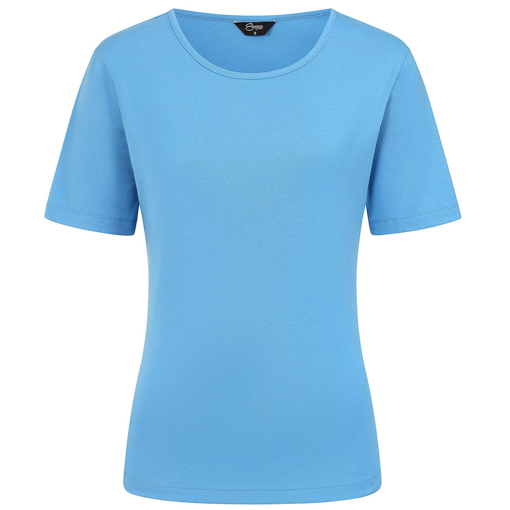 Classic Knitted TShirt  - Blue