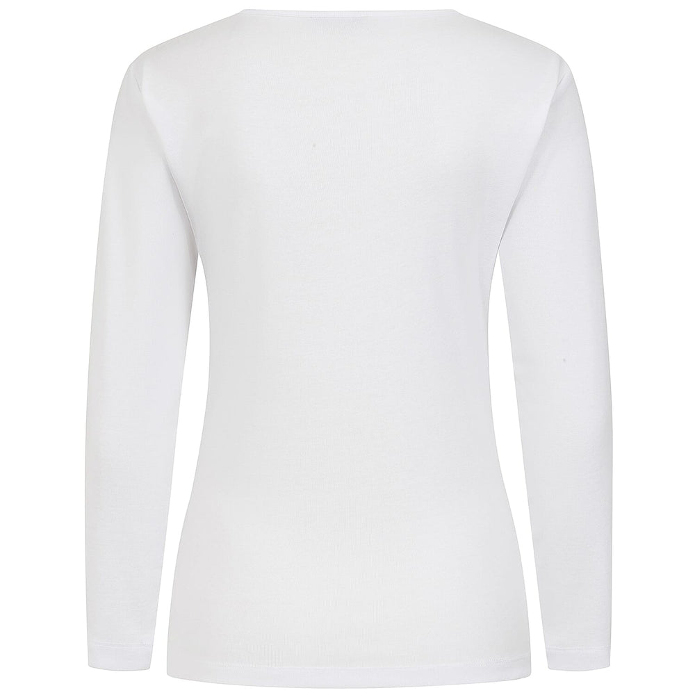 Classics Crew Neck 3-4 Sleeve Top (Size 16) - White