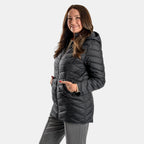 Classic Polyamide Coat - Black
