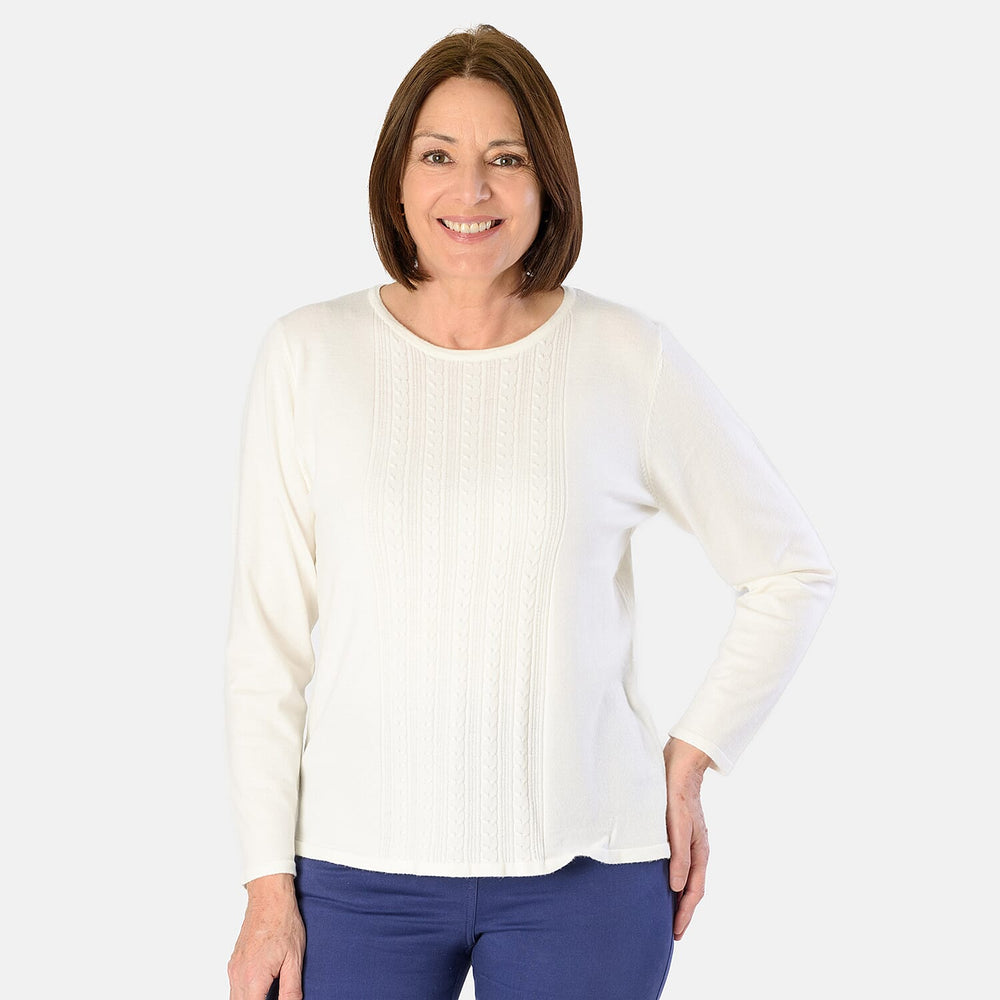 Classic  Jumper (Size - Large) - Ivory