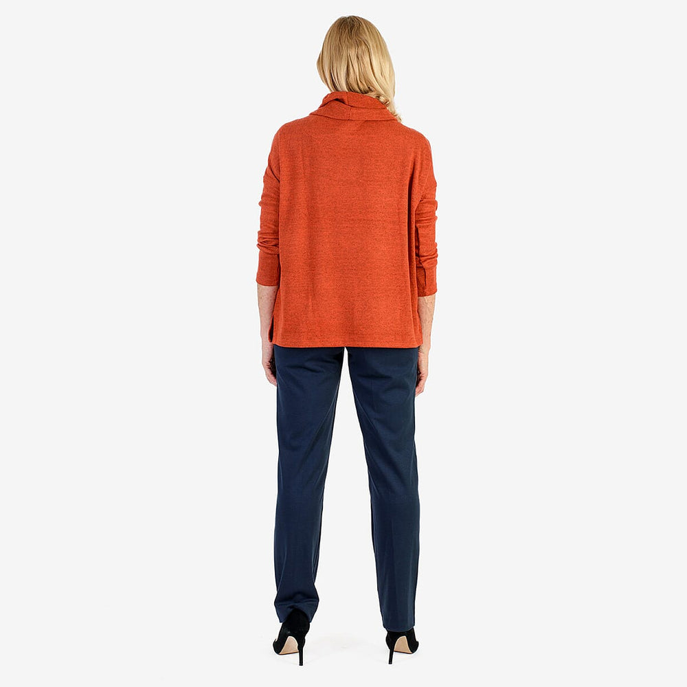 Classic Straight Leg Trousers (Size 20) - Navy