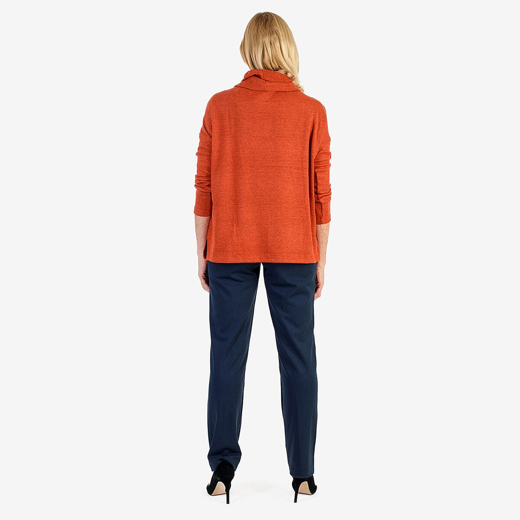 Classic Straight Leg Trousers (Size 20) - Navy