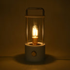 Classic Vintage Glass Lanter Decoration - White