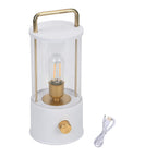 Classic Vintage Glass Lanter Decoration - White