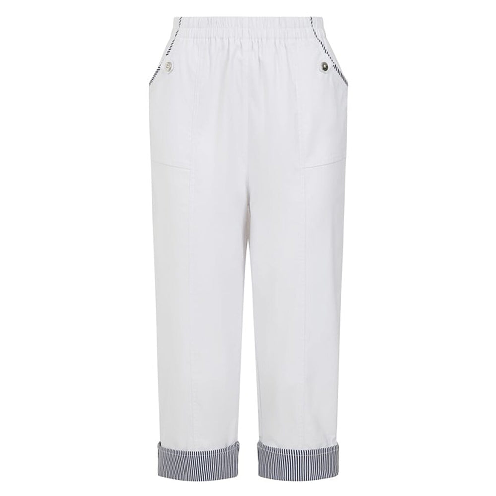Classic Woven Jean and Pant-Trouser (Size - 10) - White