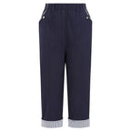 Classic Woven Jean and Pant-Trouser (Size - 18) - Navy