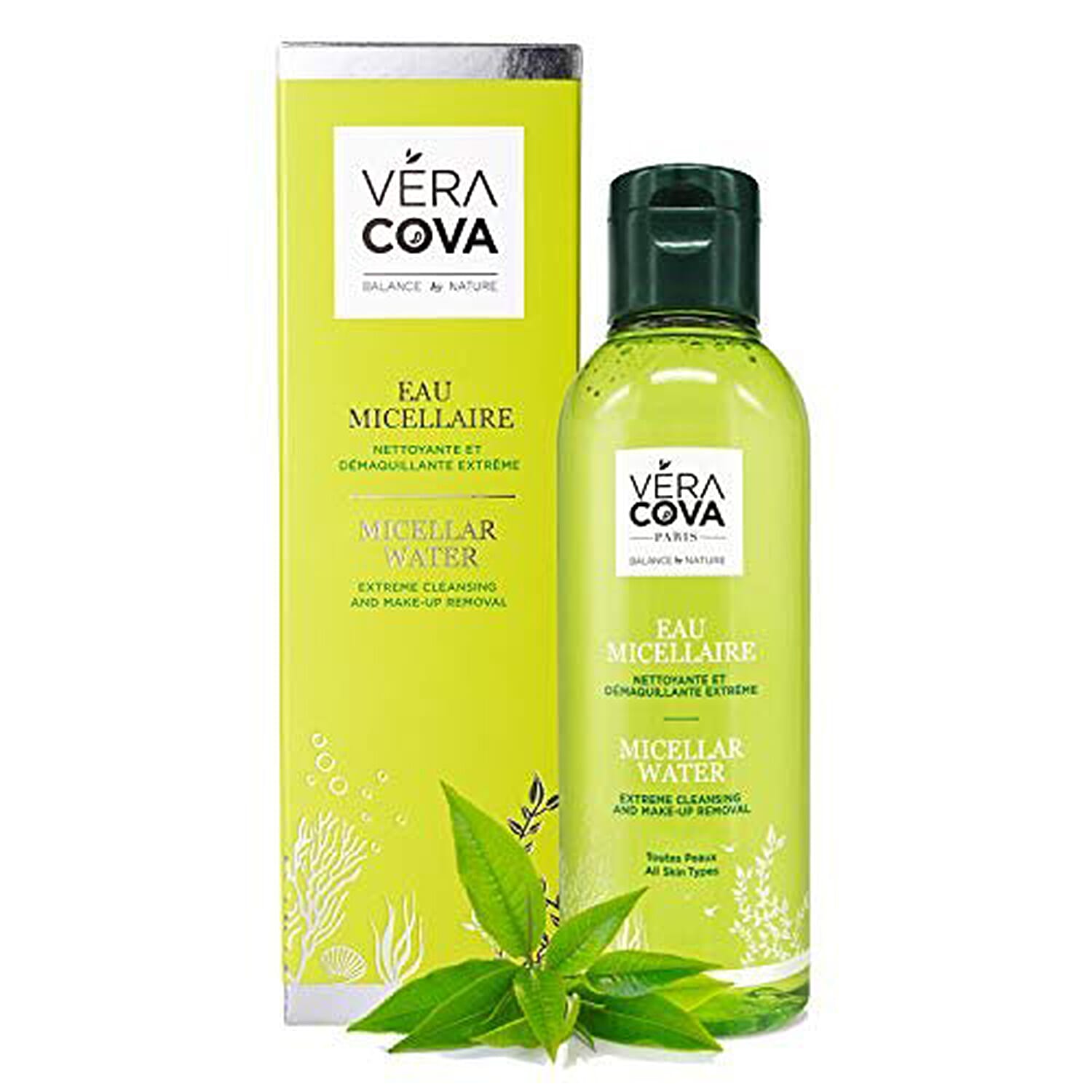 Veracova Micellar Water Green Tea Extreme Cleansing and Makeup Removal 415ml