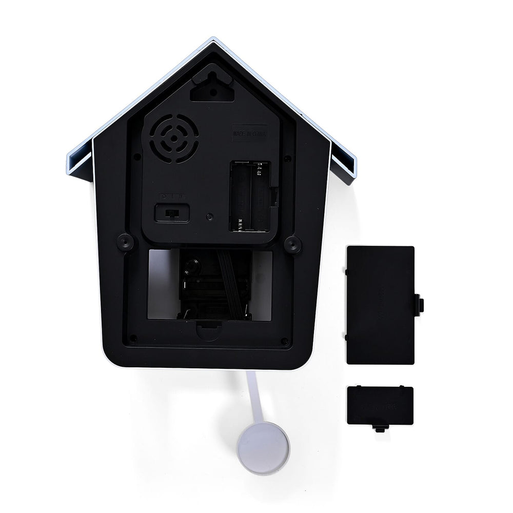 Modern Cuckoo Wall Clock with Pendulum – Singing Bird with Night Silent Mode