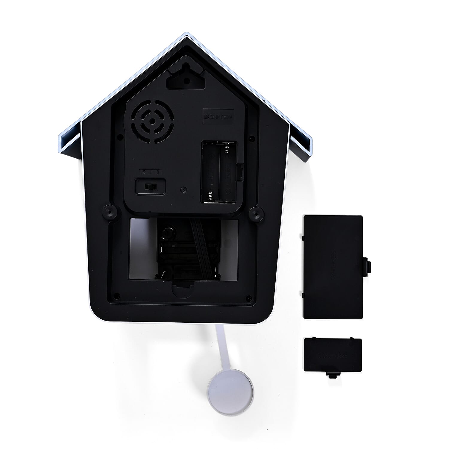 Modern Cuckoo Wall Clock with Pendulum – Singing Bird with Night Silent Mode