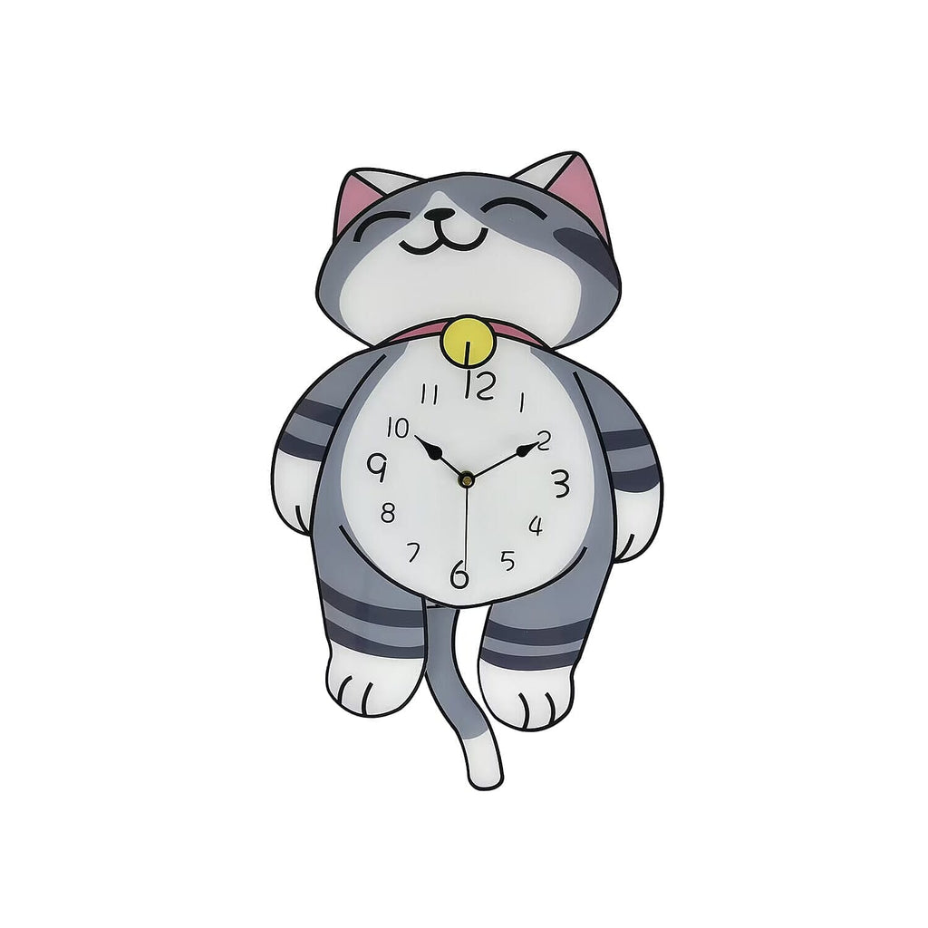 Clock (Size - One Size) - Brown & White