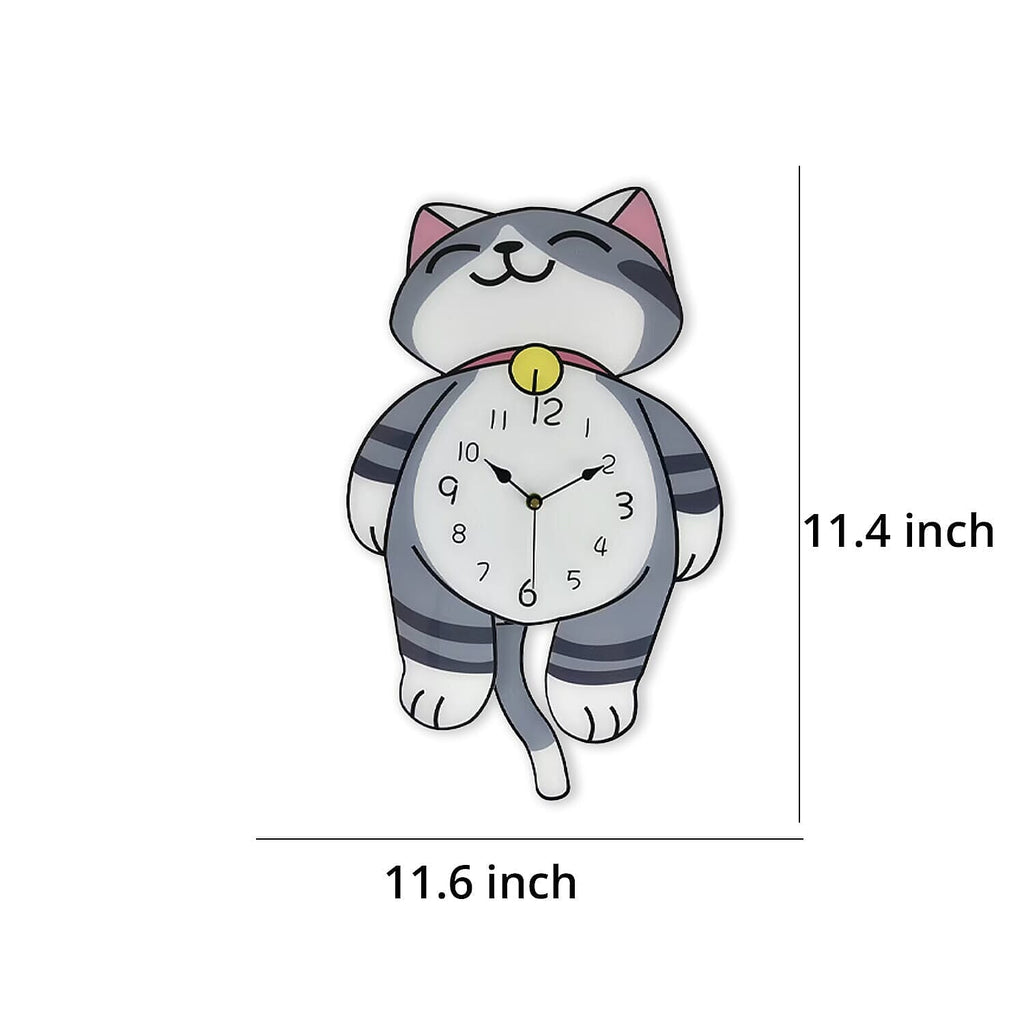 Clock (Size - One Size) - Brown & White