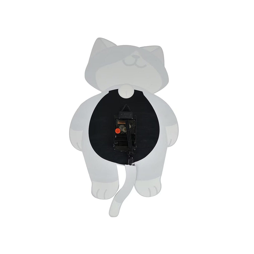 Clock (Size - One Size) - Brown & White