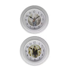 Set of 2 -  Wall Clock (1AA Batteries Not Included) - White