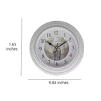 Set of 2 -  Wall Clock (1AA Batteries Not Included) - White