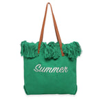 Close Out - House Of Milano SUMMER Tote Bag - Green