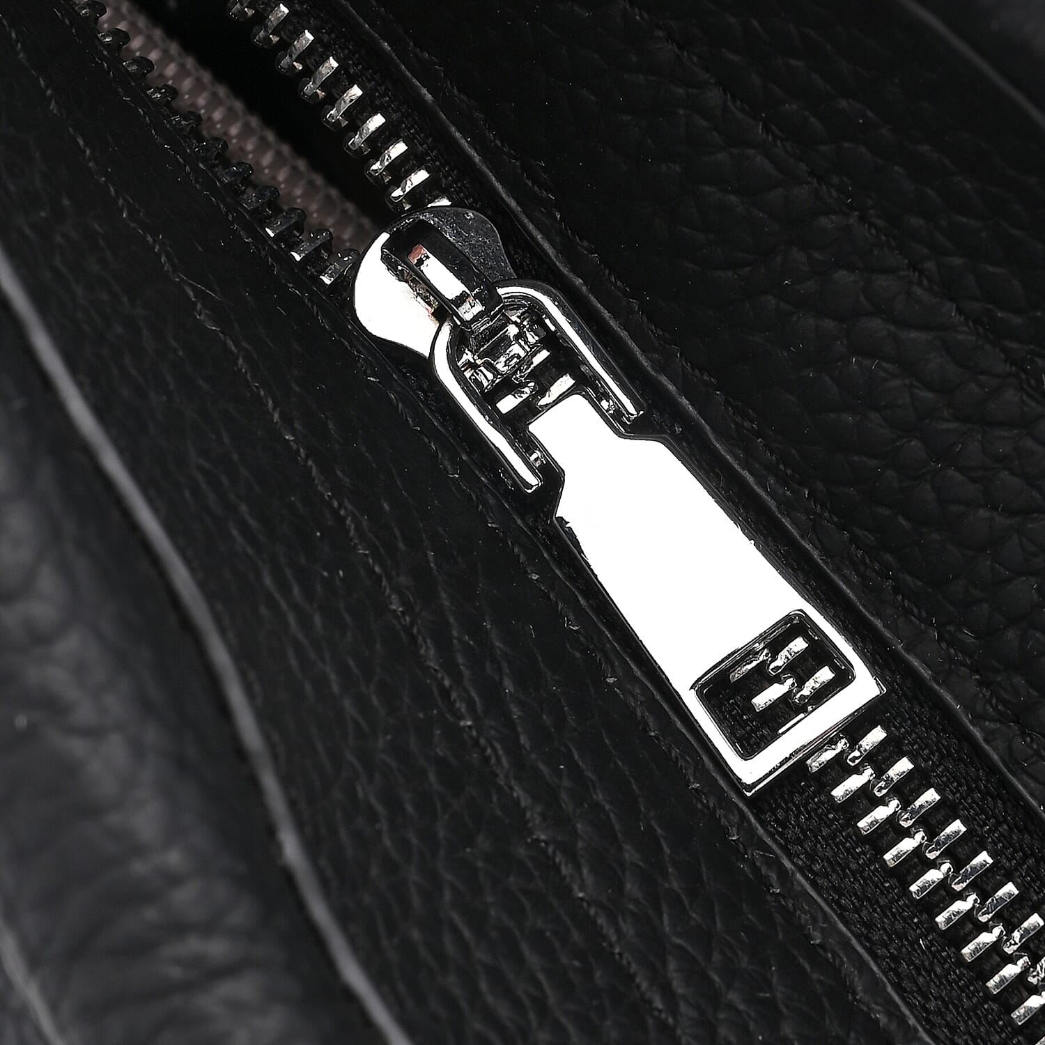 Closeout Deal- 100% Genuine Leather Bag - Black