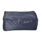 Closeout Deal - 5 Piece Set- Oxford Under Bed Storage Bags - Navy - Protect Clothes and Bedding From Dust and Damp, Solid 210D, 58x50x24cm