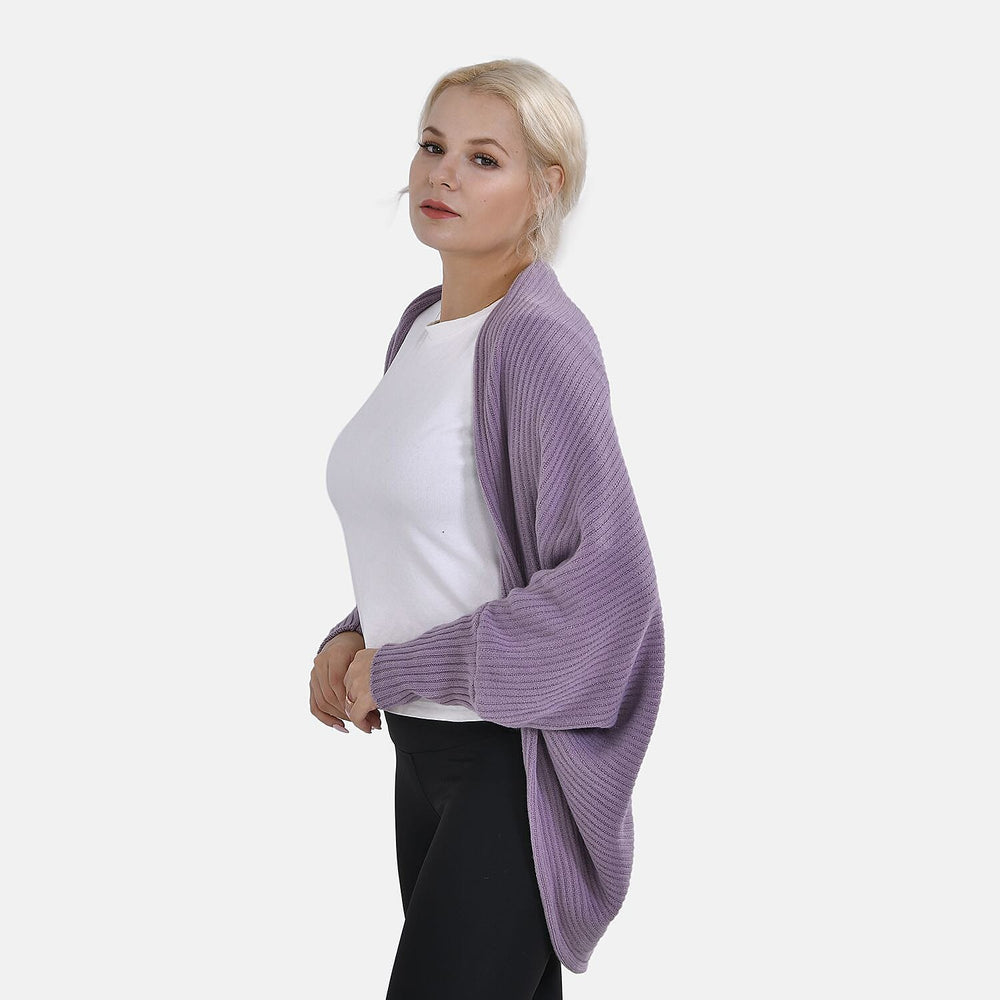 Closeout Batwing Sleeve Cardigan (One Size) - Purple
