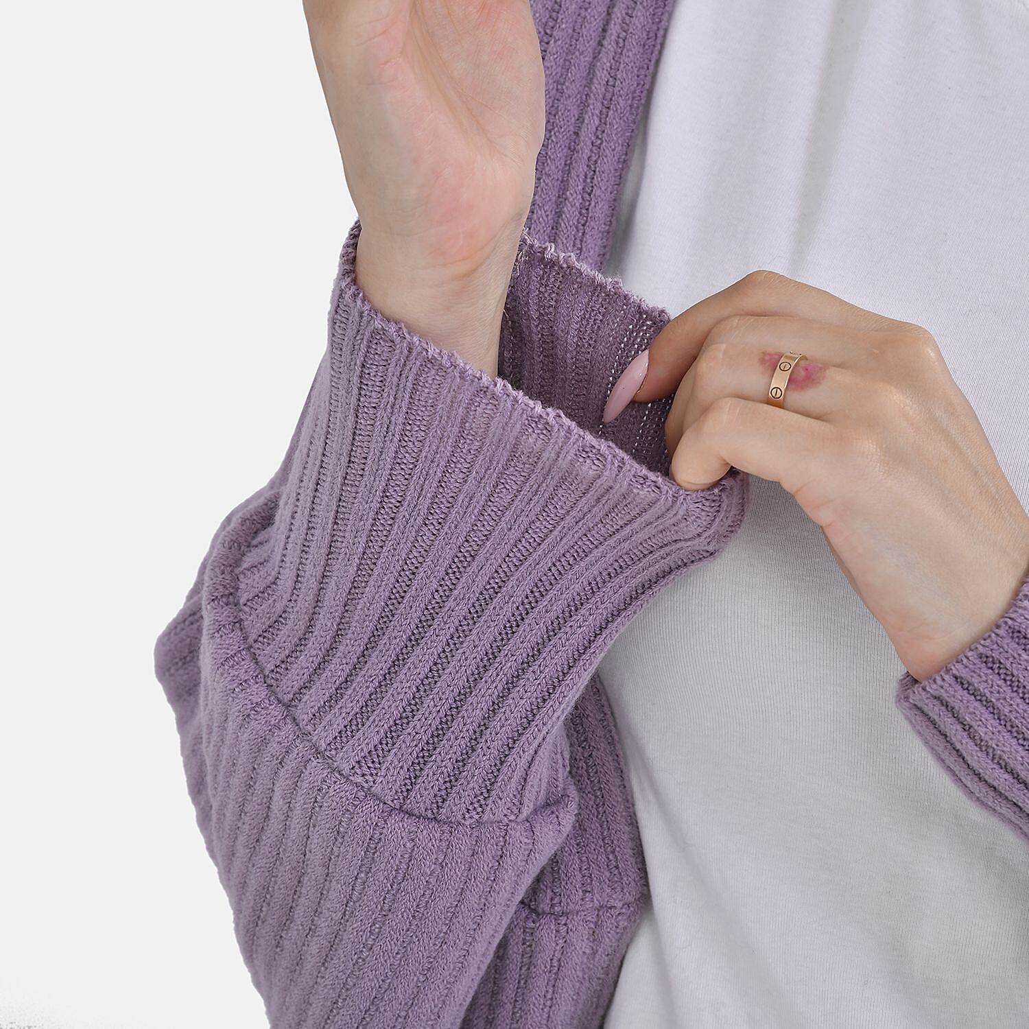 Closeout Batwing Sleeve Cardigan (One Size) - Purple