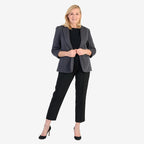 Close Out Classic Jersey Blazer (Size 20) - Grey