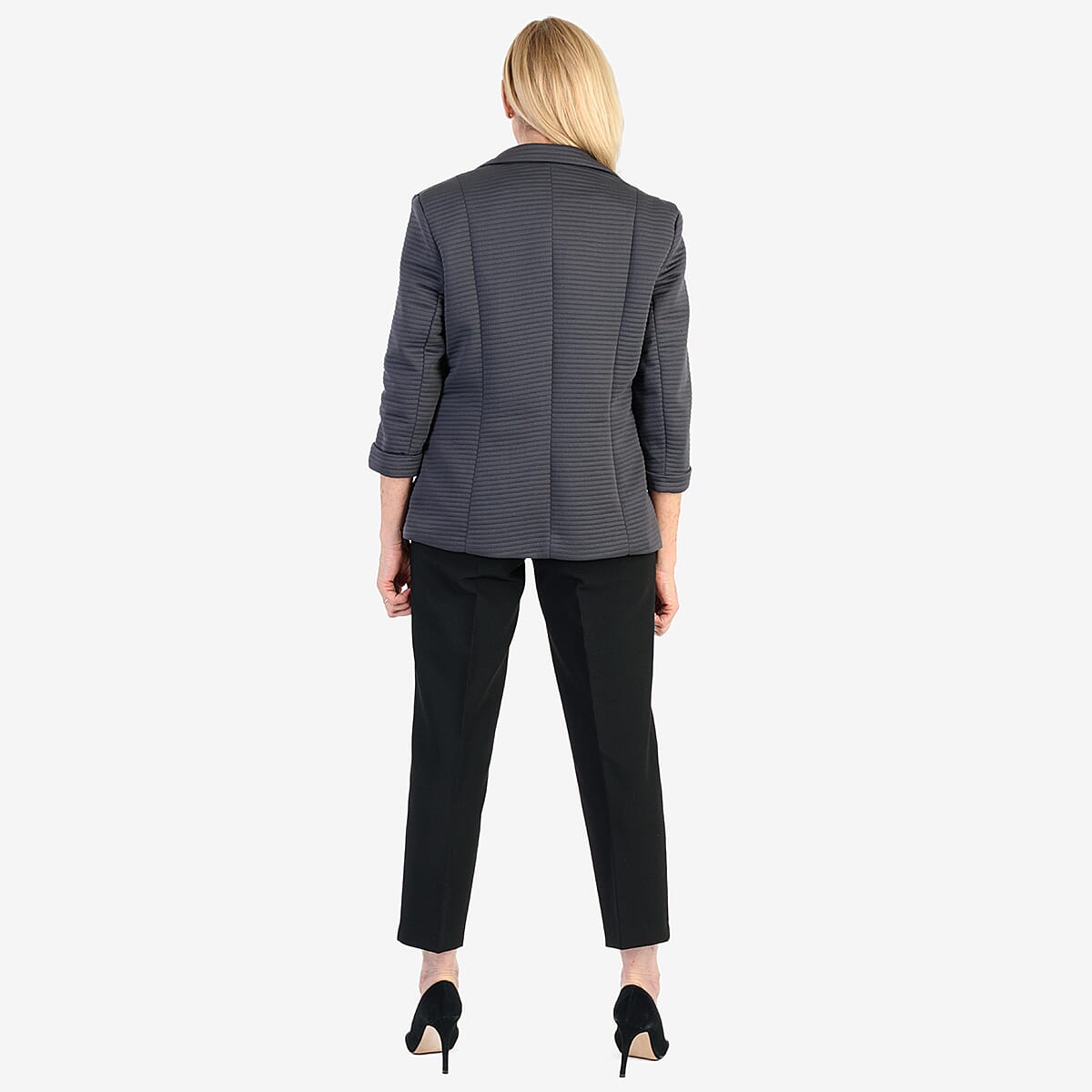 Close Out Classic Jersey Blazer (Size 20) - Grey
