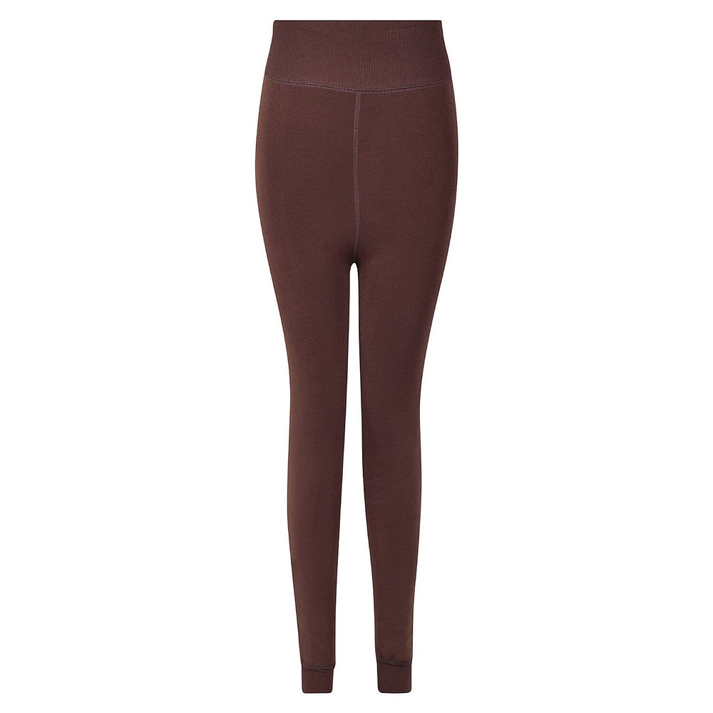 Heatmate Thermal Super Soft Fleece Faux Fur Lined Control Leggings (Size XL-XXL, 18 to 22) - Brown