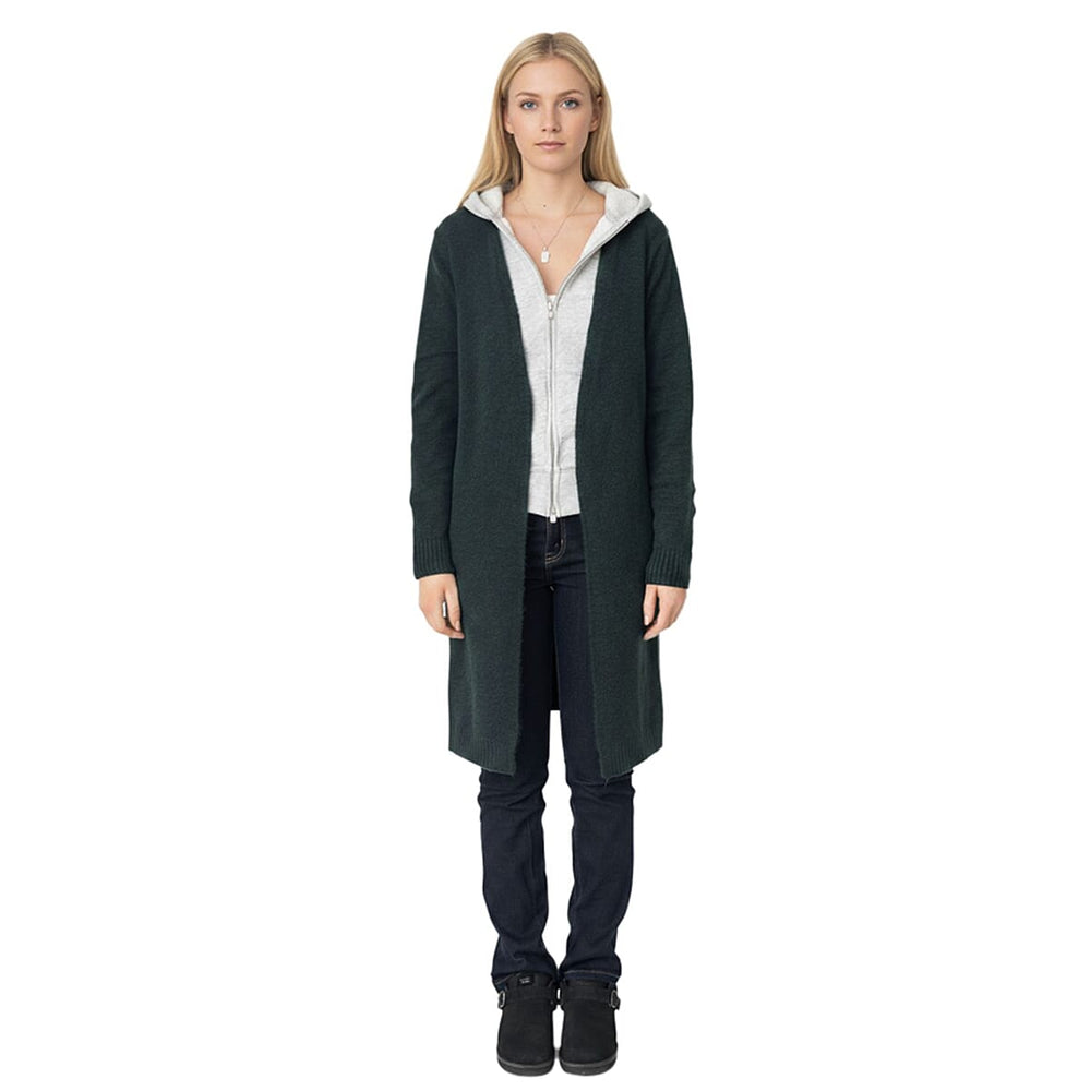 Esprit Womens Lightweight Open Front Cardigan (Size - XL) - Green