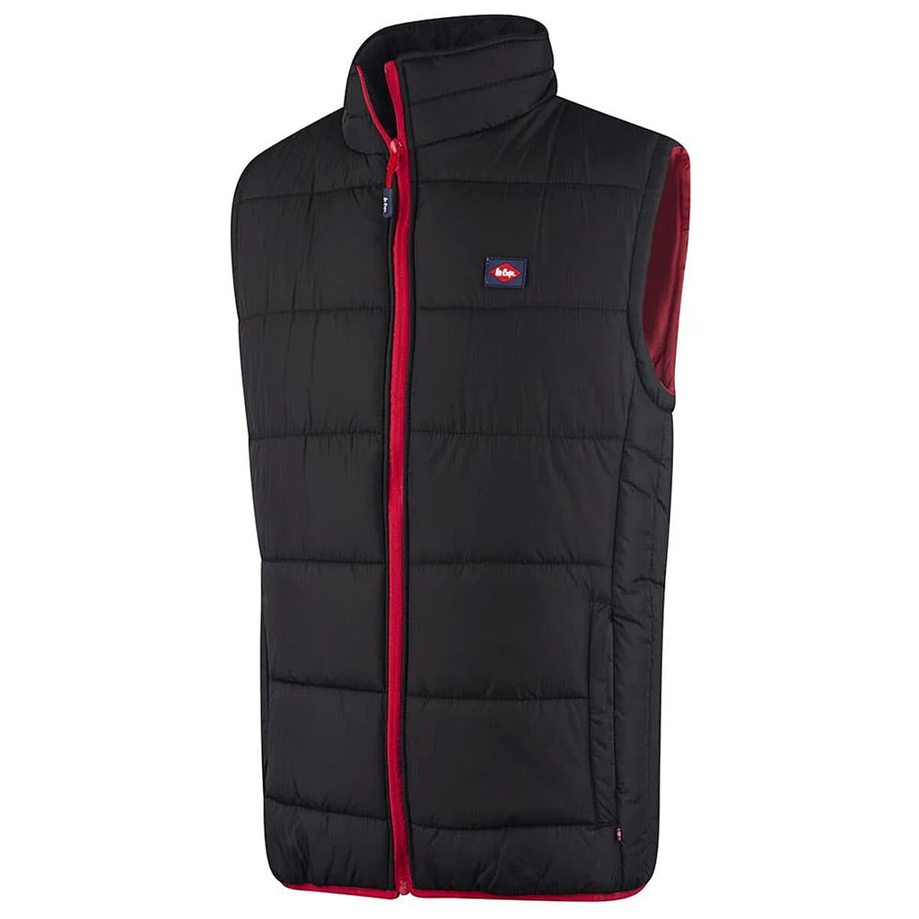 Closeout Deal Lee Cooper Classic Padded Vest with Red Trim (Size L) - Camouflage