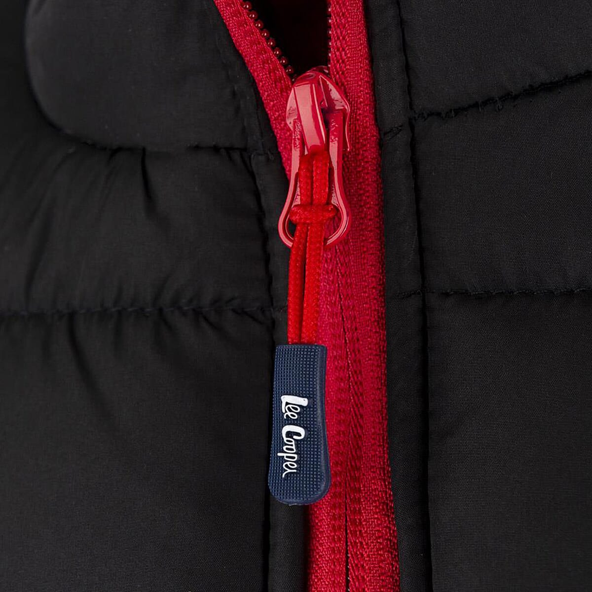 Closeout Deal Lee Cooper Classic Padded Vest with Red Trim (Size L) - Camouflage