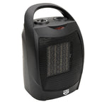 Closeout Deal - Lightweight - Energy Efficient Ceramic Heater with 3 Power Settings, Adjustable Thermostat - Overheating Protection Technology  - Black