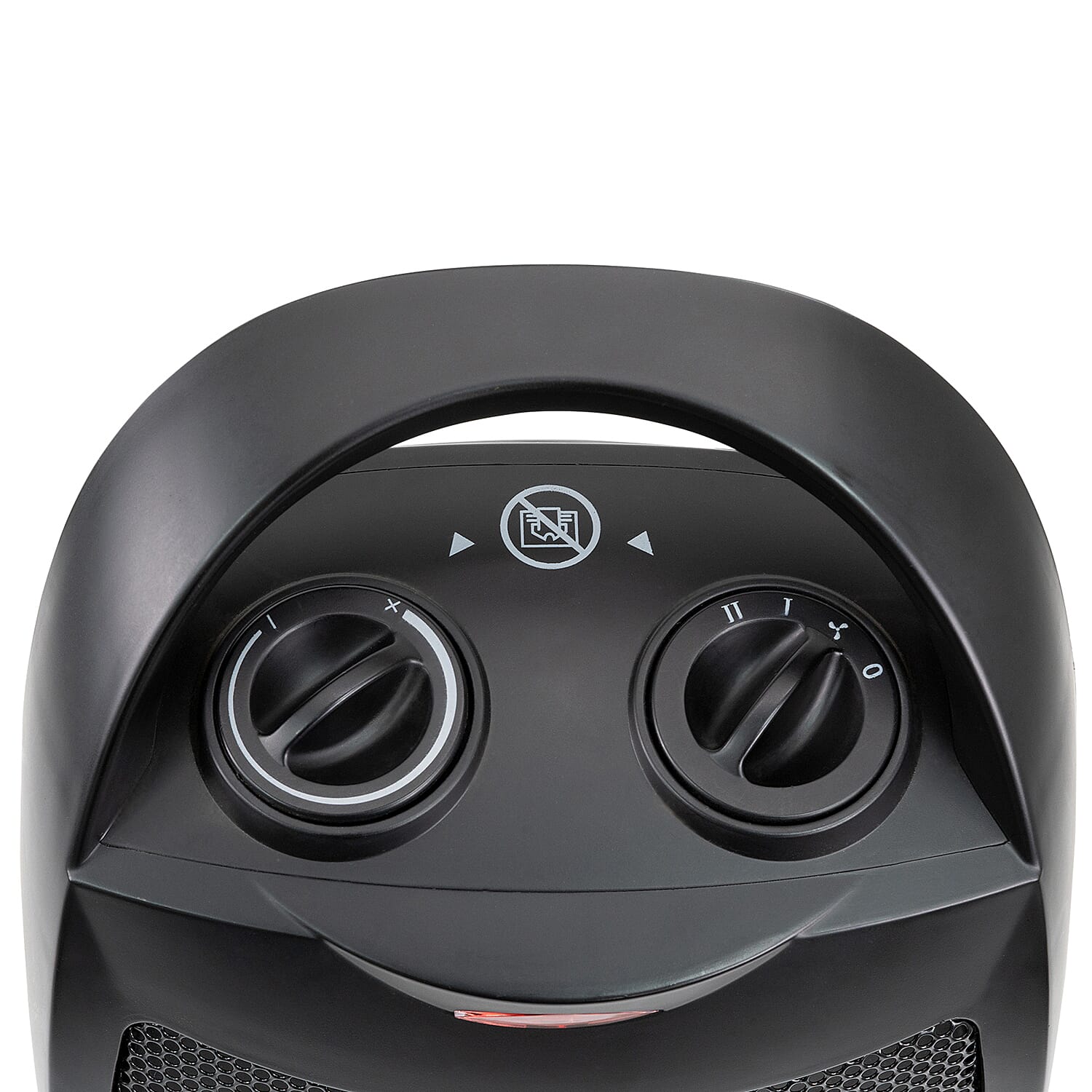 Closeout Deal - Lightweight - Energy Efficient Ceramic Heater with 3 Power Settings, Adjustable Thermostat - Overheating Protection Technology  - Black