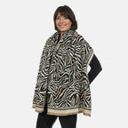 Closeout Deal - Viscose Blend Winter Shawl (Size 185x63 cm) - Black