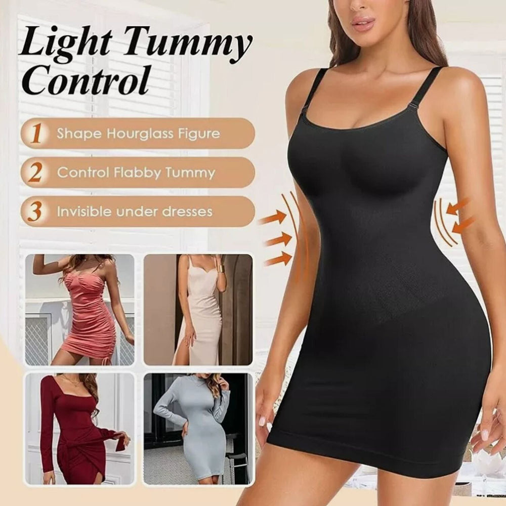 Closeout Deal Polyamide BodyFit Full Body Control Slip (Size - S) - Black