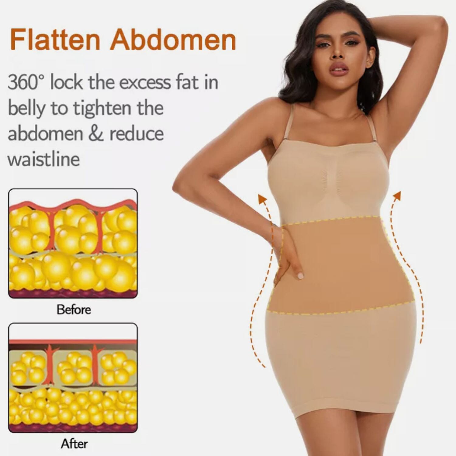 Closeout Deal Polyamide Shapewear (Size - Small) - Skin