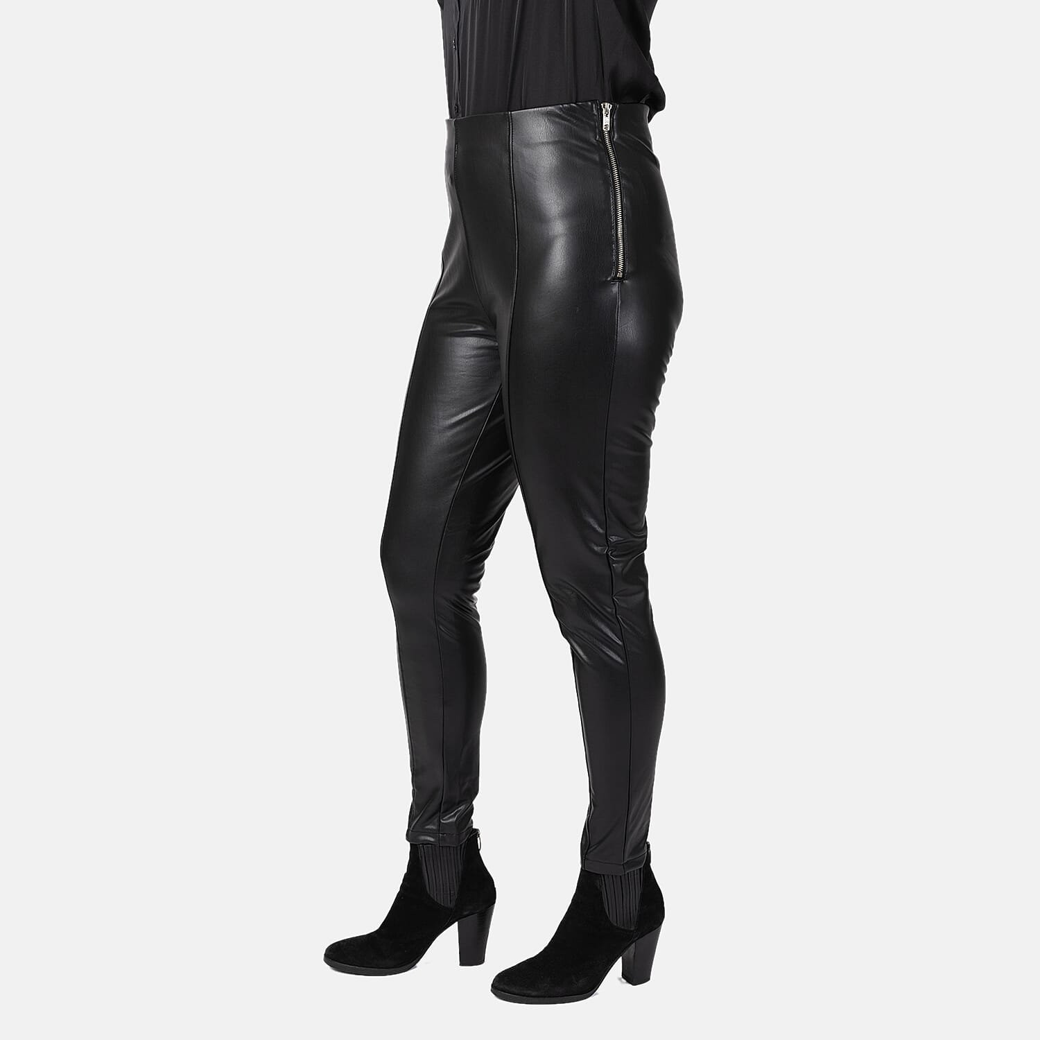 Closeout Deal Polyester Jean and Pant-Trouser (Size 1x1 cm) - Black