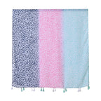 Closeout Deal New Arrival 100% Viscose Leopard Pattern sarong (Size 180x87 cm) - Pink