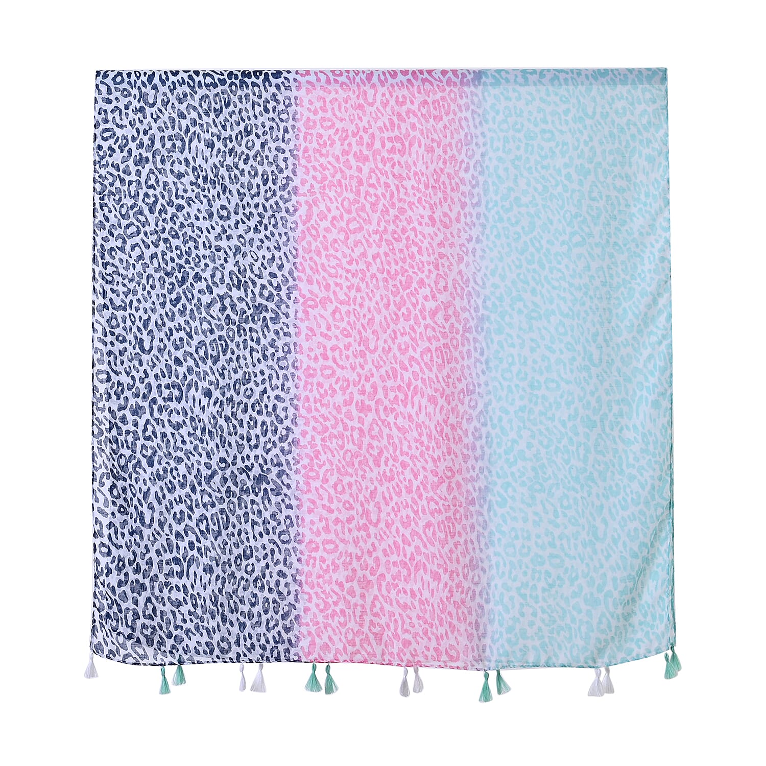 Closeout Deal New Arrival 100% Viscose Leopard Pattern sarong (Size 180x87 cm) - Pink