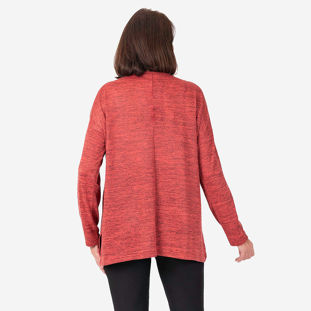Closeout Deal- Marl Tunic (Size 8) - Rust