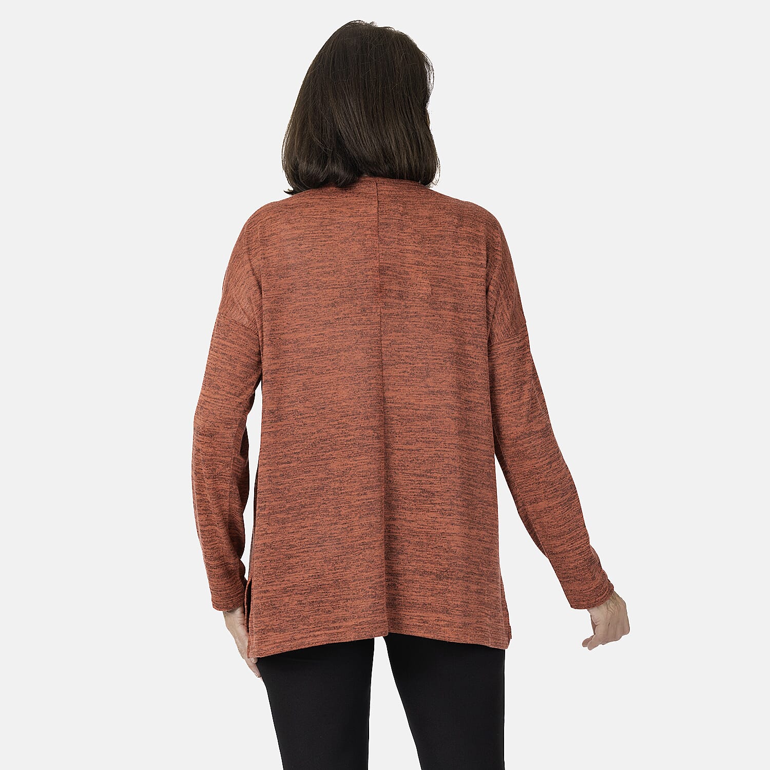 Closeout Deal- Marl Tunic (Size 8) - Rust