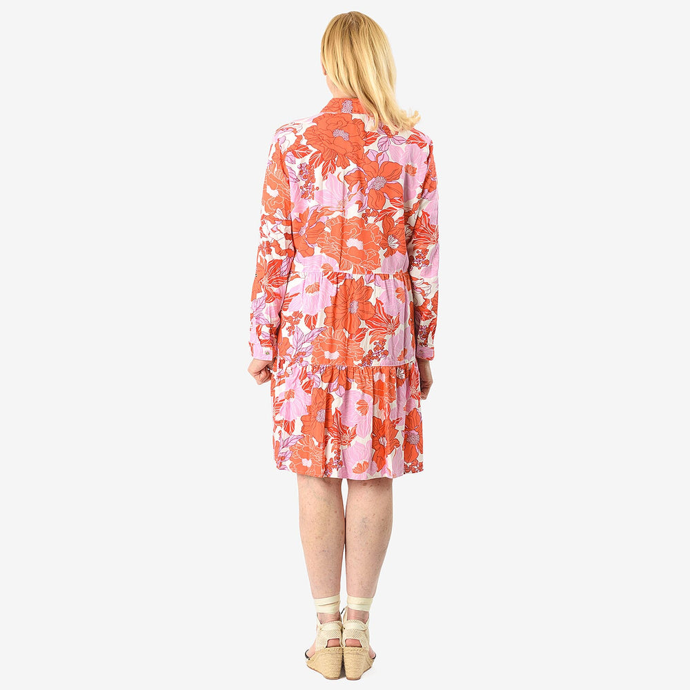 Closeout Deal Printed Tunic Top (Size 20) - Orange Purple