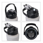 Closeout Deal - Set of 3 Sport Water Bottles with Gradient Colour Design - Black
