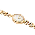 Closeout Deal - Swiss Movement Watch in 9K Yellow Gold Panther Link Bracelet. Gold wt 11.43 Gms