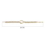 Closeout Deal - Swiss Movement Watch in 9K Yellow Gold Panther Link Bracelet. Gold wt 11.43 Gms