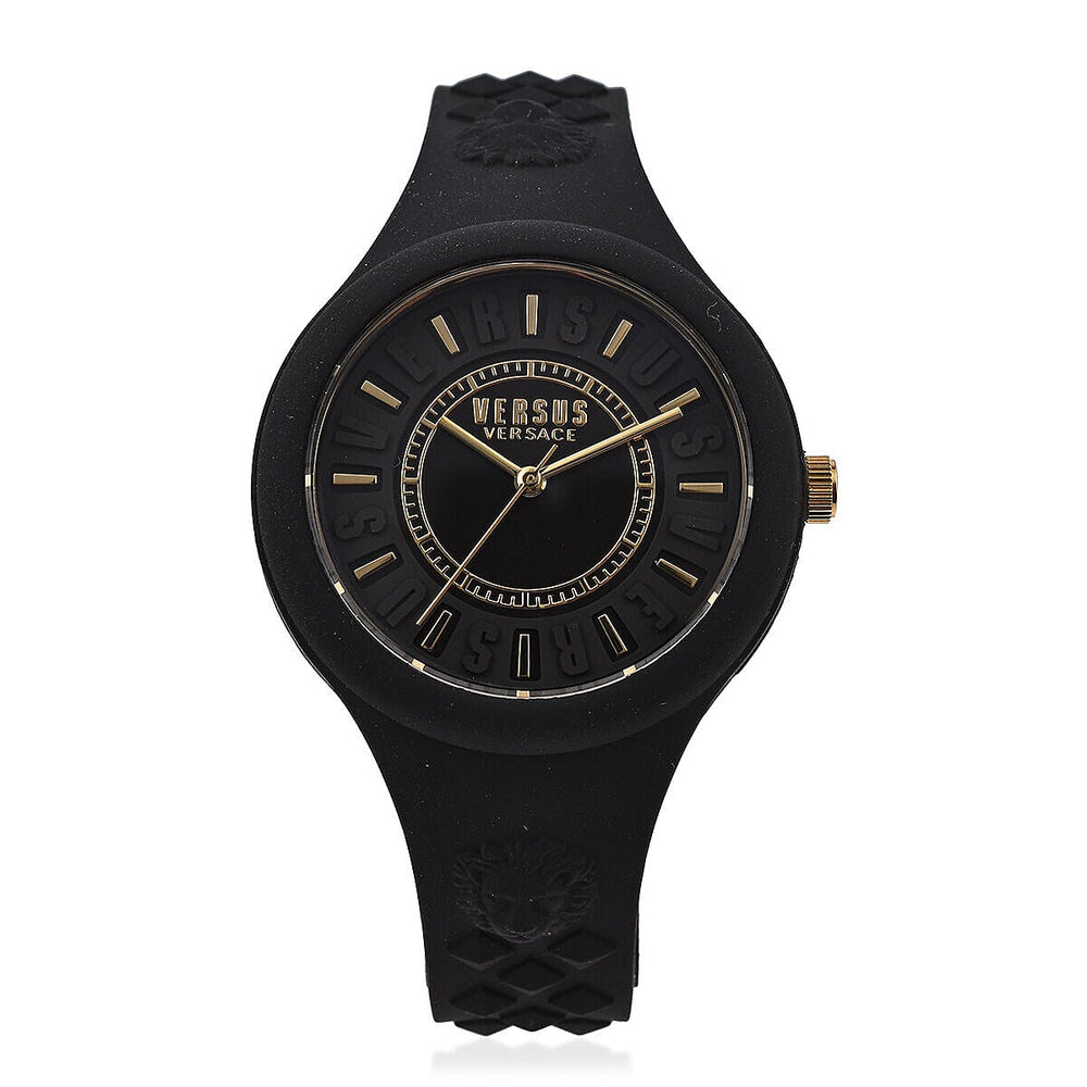 Closeout Deal - Versus Versace Ladies Fire Island Watch with Black Colour Strap