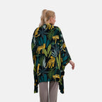Viscose Leaf Kimono (Size 129x1 cm) - Green & Green