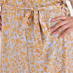 Closeout Deal Printed Long Kimono (Size 135x65) - Yellow