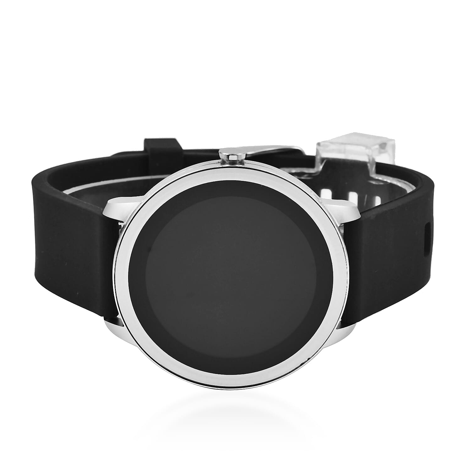 Ben Sherman Smartwatch, Multiface, Heart Rate Monitor, Sleep Aware, SmartPhone connected, Music Controller, Water Resistant with Silicone Strap - Black