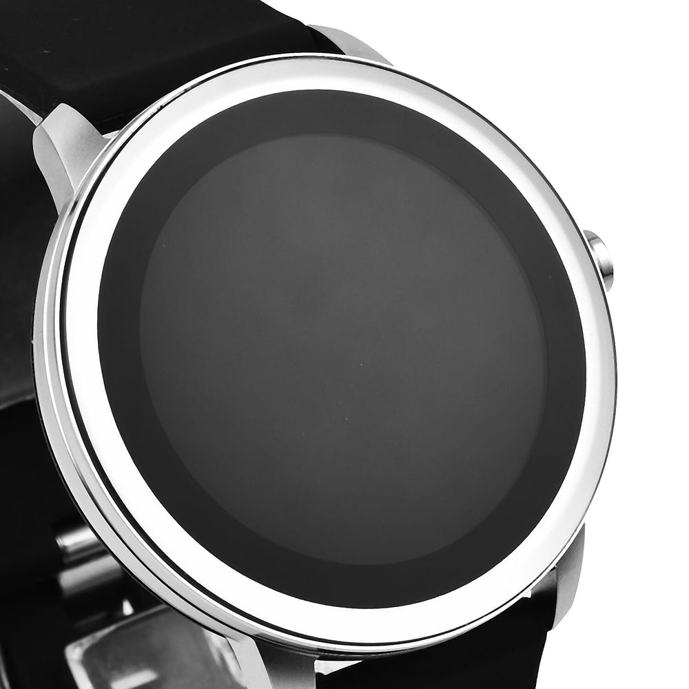 Ben Sherman Smartwatch, Multiface, Heart Rate Monitor, Sleep Aware, SmartPhone connected, Music Controller, Water Resistant with Silicone Strap - Black