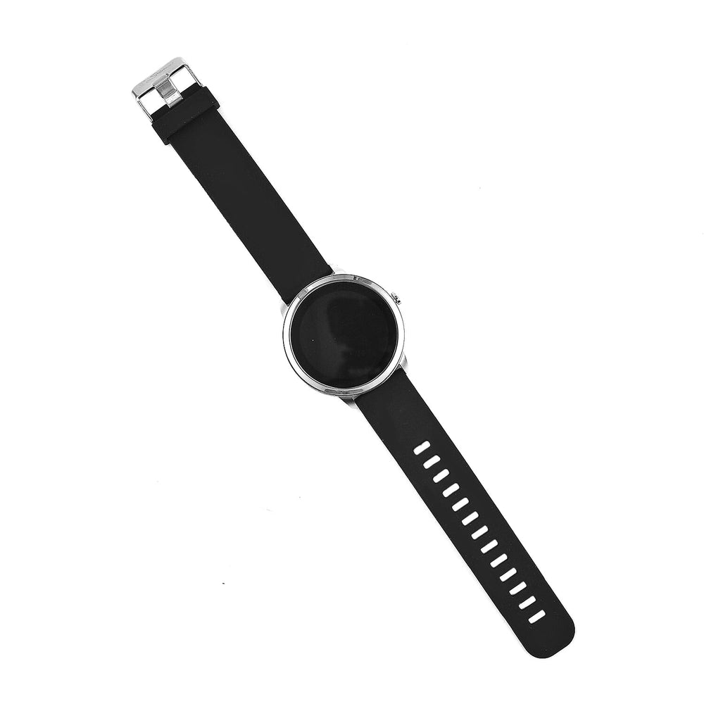 Ben Sherman Smartwatch, Multiface, Heart Rate Monitor, Sleep Aware, SmartPhone connected, Music Controller, Water Resistant with Silicone Strap - Black